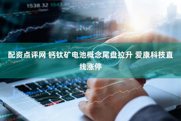 配资点评网 钙钛矿电池概念尾盘拉升 爱康科技直线涨停