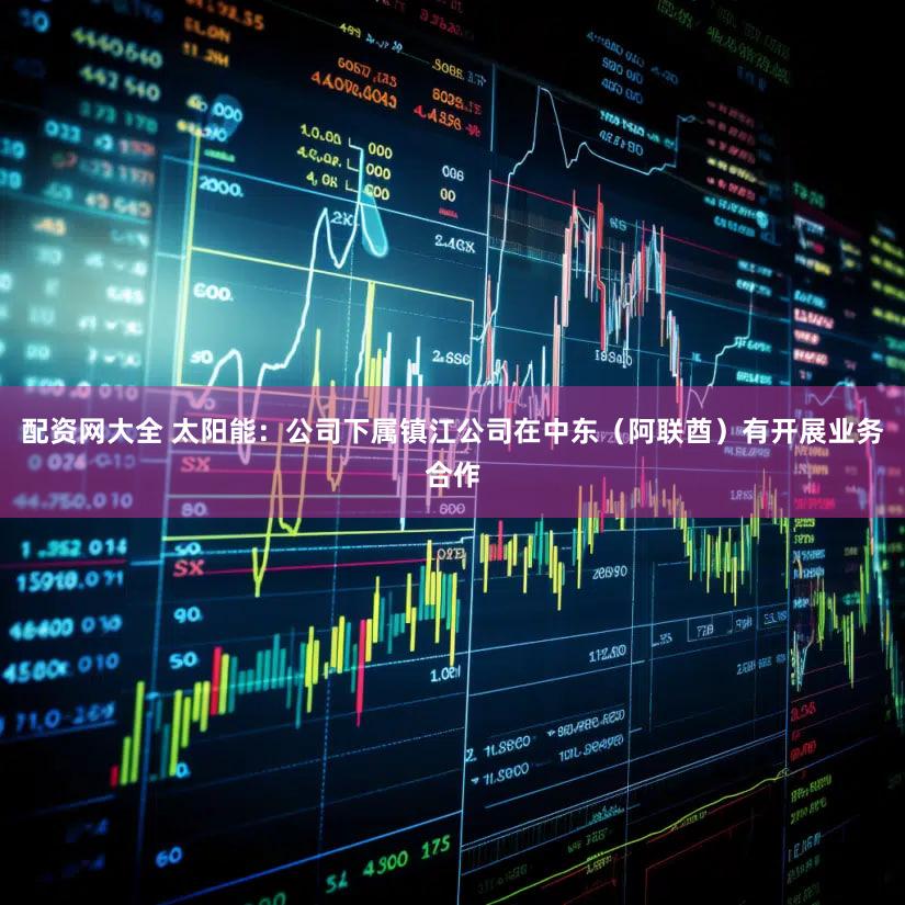 配资网大全 太阳能：公司下属镇江公司在中东（阿联酋）有开展业务合作