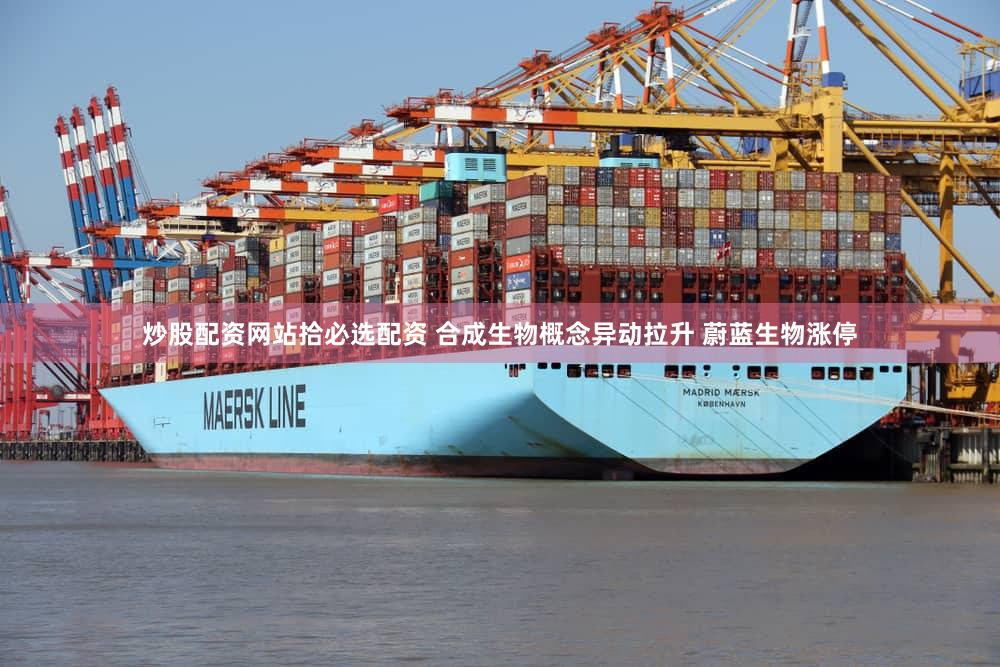 炒股配资网站拾必选配资 合成生物概念异动拉升 蔚蓝生物涨停