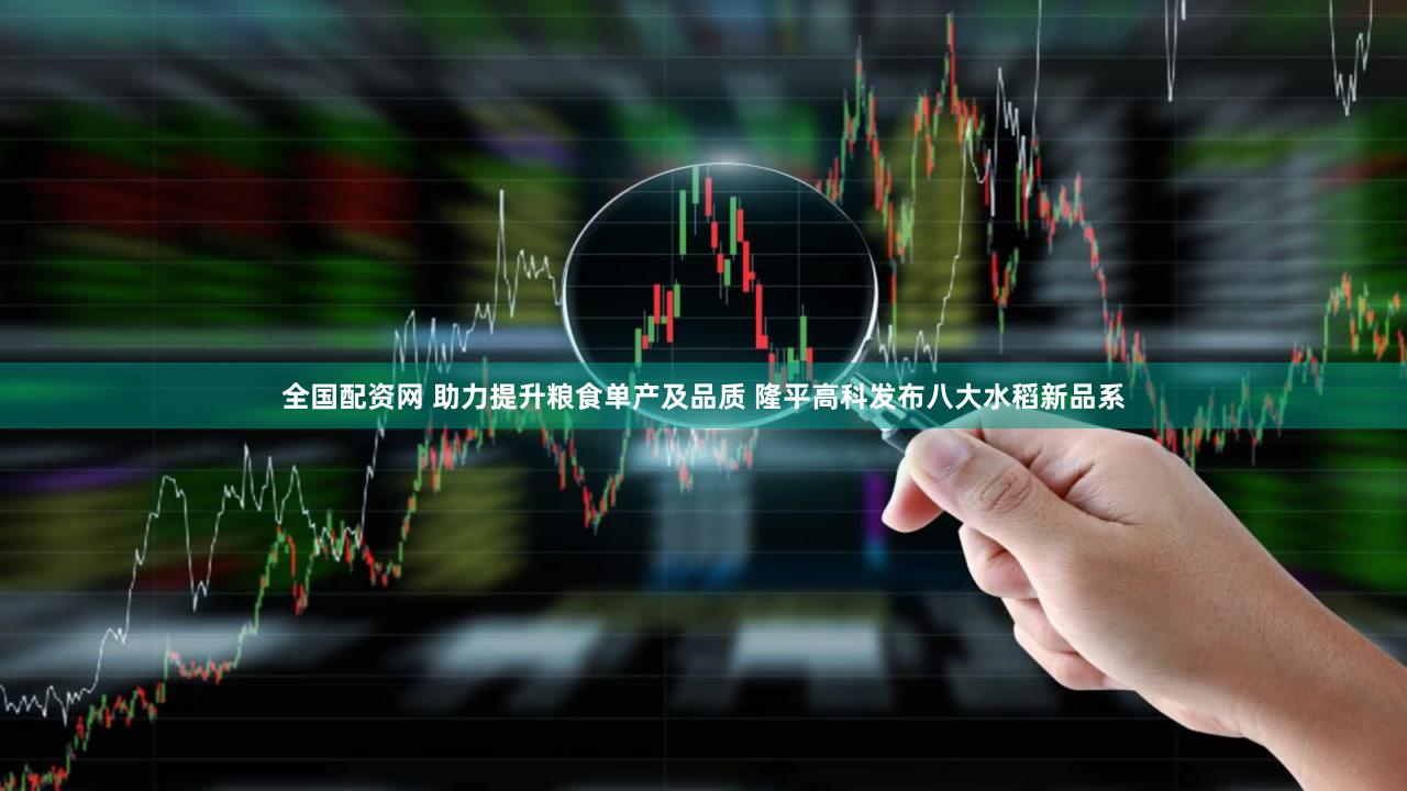 全国配资网 助力提升粮食单产及品质 隆平高科发布八大水稻新品系